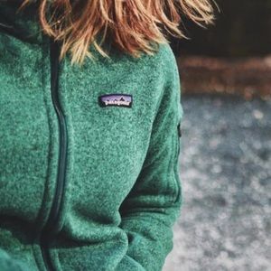 Patagonia Ladies S Green FULL ZIP Fleece